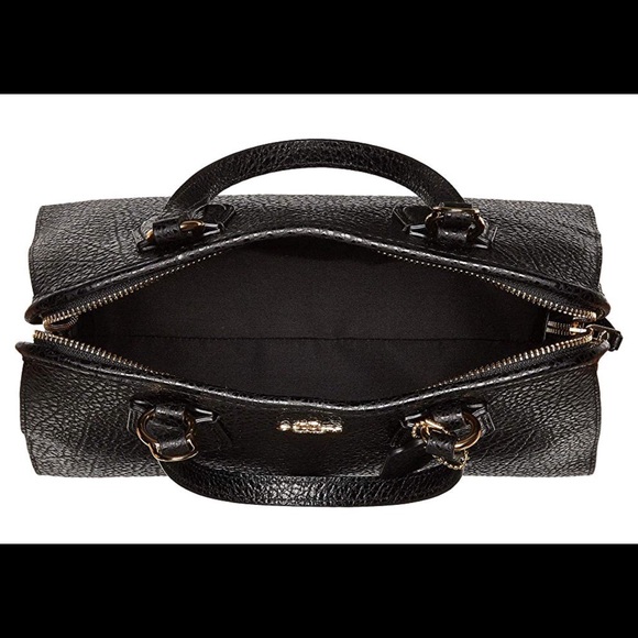 💝COACH PEBBLED NOLITA SATCHEL IN BLACK - Picture 5 of 6